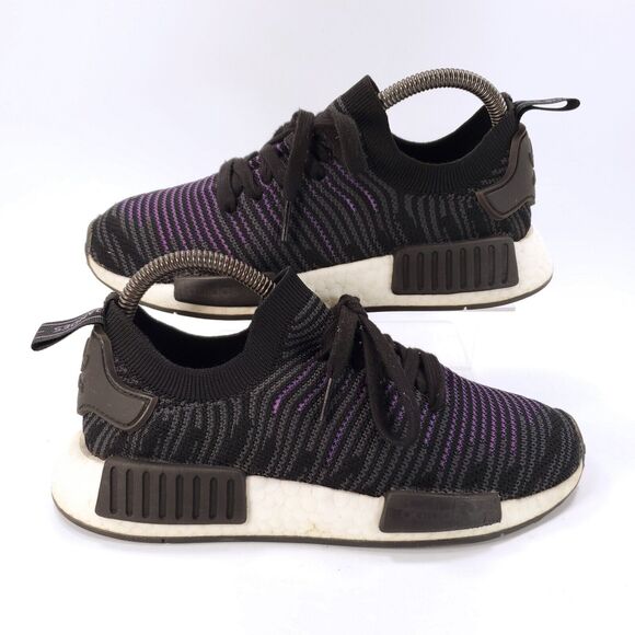 Adidas NMD R1 PK W Athletic Running Training Shoe Womens Size 6 CG6270 Black - Picture 6 of 9